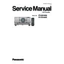 Panasonic PT-EX16KU, PT-EX16KE (serv.man4) Service Manual