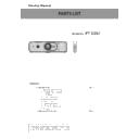 Panasonic PT-EZ57 (serv.man2) Other Service Manuals