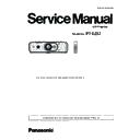 Panasonic PT-EZ57 (serv.man5) Service Manual