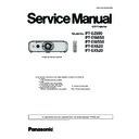 Panasonic PT-EZ590E, PT-EZ590LE, PT-EW650E, PT-EW650LE, PT-EW550E, PT-EX620E, PT-EX620LE, PT-EX520E (serv.man2) Service Manual