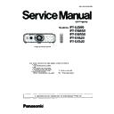 Panasonic PT-EZ590E, PT-EZ590LE, PT-EW650E, PT-EW650LE, PT-EW550E, PT-EX620E, PT-EX620LE, PT-EX520E (serv.man6) Service Manual