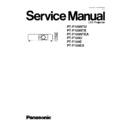 pt-f100ntu, pt-f100nte, pt-f100ntea, pt-f100u, pt-f100e, pt-f100ea service manual