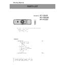 Panasonic PT-FZ570, PT-FW530, PT-FX500 (serv.man2) Service Manual / Other
