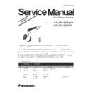 pt-jw130gwt, pt-jw130gbt simplified service manual