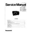 Panasonic PT-L555E, PT-L555EG, PT-L555EA Service Manual