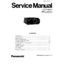 Panasonic PT-L557U Service Manual