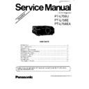 Panasonic PT-L758U, PT-L758E, PT-L758EA Simplified Service Manual