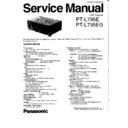 Panasonic PT-L795E, PT-L795EG Service Manual