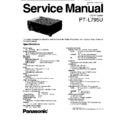 Panasonic PT-L795U Service Manual