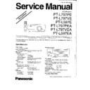 Panasonic PT-L797PE, PT-L797VE, PT-L797PEA, PT-L797VEA, PT-L597E, PT-L597EA Simplified Service Manual