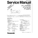 pt-l797pwu, pt-l797vu, pt-l597u simplified service manual