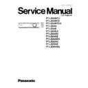 Panasonic PT-LB20NTU, PT-LB20NTE, PT-LB20NTEA, PT-LB20U, PT-LB20E, PT-LB20EA, PT-LB20SU, PT-LB20SE, PT-LB20SEA, PT-LB20VU, PT-LB20VE, PT-LB20VEA Service Manual
