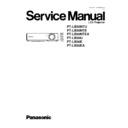 Panasonic PT-LB30NTU, PT-LB30NTE, PT-LB30NTEA, PT-LB30U, PT-LB30E, PT-LB30EA Service Manual