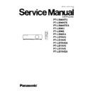 pt-lb90ntu, pt-lb90nte, pt-lb90ntea, pt-lb90u, pt-lb90e, pt-lb90ea, pt-lb78vu, pt-lb78ve, pt-lb78vea, pt-lb75vu, pt-lb75ve, pt-lb75vea service manual