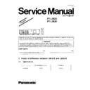 pt-lm2u, pt-lm2e simplified service manual