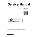 Panasonic PT-LW330, PT-LW280, PT-LB360, PT-LB330, PT-LB300, PT-LB280 (serv.man5) Service Manual