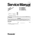 pt-lw80ntu, pt-lw80nte, pt-lw80ntea simplified service manual