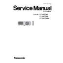 Panasonic PT-LZ370U, PT-LZ370E, PT-LZ370EA Service Manual