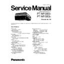 pt-m1085e, pt-m1085eg, pt-m1085ea, pt-m1083e, pt-m1083eg, pt-m1083ea service manual