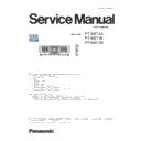 Panasonic PT-MZ16K, PT-MZ13K, PT-MZ10K (serv.man2) Service Manual