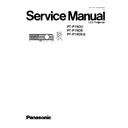 pt-p1sdu, pt-p1sde, pt-p1sdea service manual
