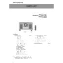 Panasonic PT-RZ31KE, PT-RS30KE (serv.man2) Service Manual / Other