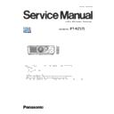 Panasonic PT-RZ575 (serv.man4) Service Manual