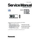 Panasonic PT-RZ770, PT-RW730, PT-RZ660, PT-RW620 (serv.man2) Service Manual