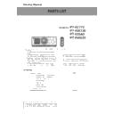 Panasonic PT-RZ770, PT-RW730, PT-RZ660, PT-RW620 Service Manual / Other