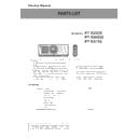 Panasonic PT-RZ970, PT-RW930, PT-RX110 (serv.man7) Service Manual
