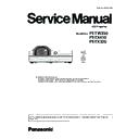 Panasonic PT-TW350, PT-TX410, PT-TX320 (serv.man6) Service Manual