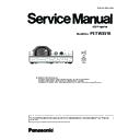 Panasonic PT-TW351R (serv.man2) Service Manual