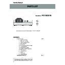 Panasonic PT-TW351R (serv.man3) Service Manual / Other