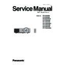 Panasonic PT-TX300U, PT-TX300E, PT-TX300EA, PT-TW240U, PT-TW240E, PT-TW240EA, PT-TW330U, PT-TW330E, PT-TW330EA Service Manual