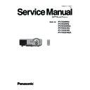 Panasonic PT-TX301RU, PT-TX301RE, PT-TX301REA, PT-TW331RU, PT-TW331RE, PT-TW331REA Service Manual