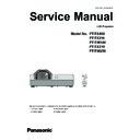 Panasonic PT-TX400, PT-TX310, PT-TW340, PT-TX210, PT-TW250 Service Manual
