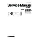 Panasonic PT-VW345NZ, PT-VW345NZD, PT-VX415NZ, PT-VX415NZD Service Manual