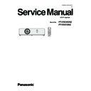 Panasonic PT-VW345NZ, PT-VX415NZ Service Manual