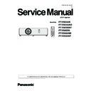 Panasonic PT-VW355N, PT-VW355ND, T-VW355NT, PT-VX425N, PT-VX425ND, PT-VX425NT (serv.man2) Service Manual