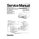 Panasonic AG-5250E, AG-5250B, AG-5250EG Service Manual