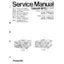 ag-7750e, ag-7750b, ag-7650e, ag-7650b service manual