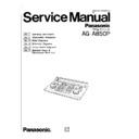 ag-850p service manual