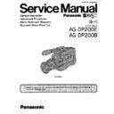 ag-dp200e, ag-dp200b service manual