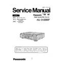 Panasonic AG-DV2000P (serv.man2) Service Manual
