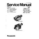Panasonic AG-EZ30E, AG-EZ10E Service Manual
