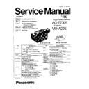 Panasonic AG-EZ30E, VW-AD3E Service Manual