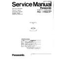 Panasonic AG-IA823P Service Manual