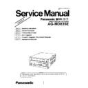 Panasonic AG-MD835E Simplified Service Manual