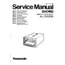 Panasonic AJ-D230E Service Manual