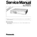 wj-fs616 service manual / supplement